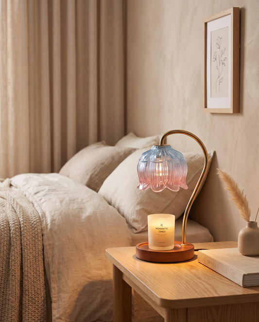PetalGlow – lysvarmerlampe uden åben ild
