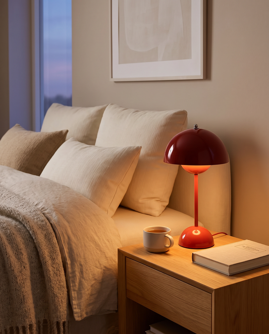 Touch-bordlampe – skandinavisk design med tre lysstyrker