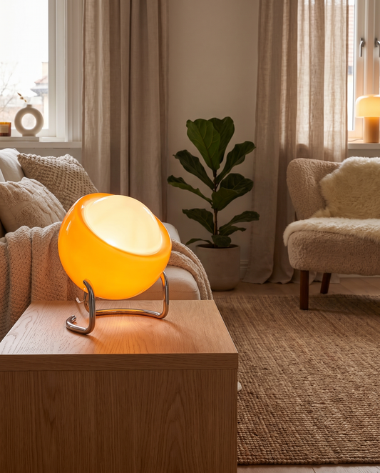 Bauhaus glasbordlampe – Retro nordisk design
