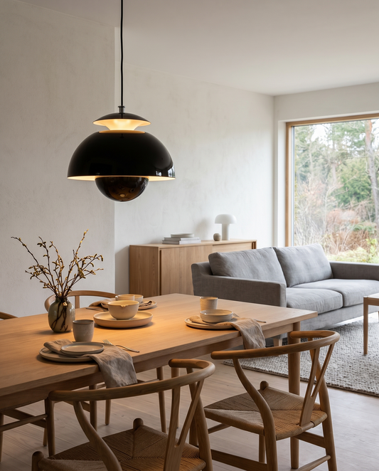 Flora Pendel – Nordisk LED-loftlampe i Lagdelt Form