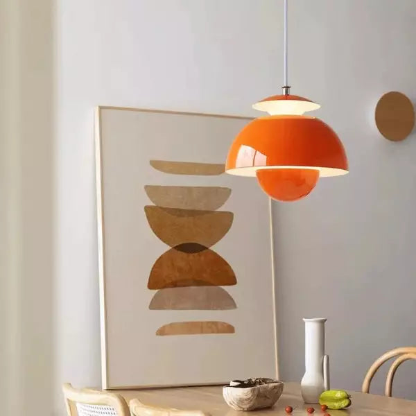 Flora Pendel – Nordisk LED-loftlampe i Lagdelt Form