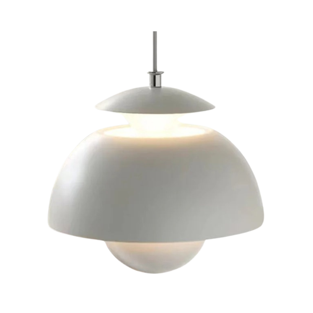 Flora Pendel – Nordisk LED-loftlampe i Lagdelt Form