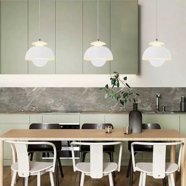Flora Pendel – Nordisk LED-loftlampe i Lagdelt Form