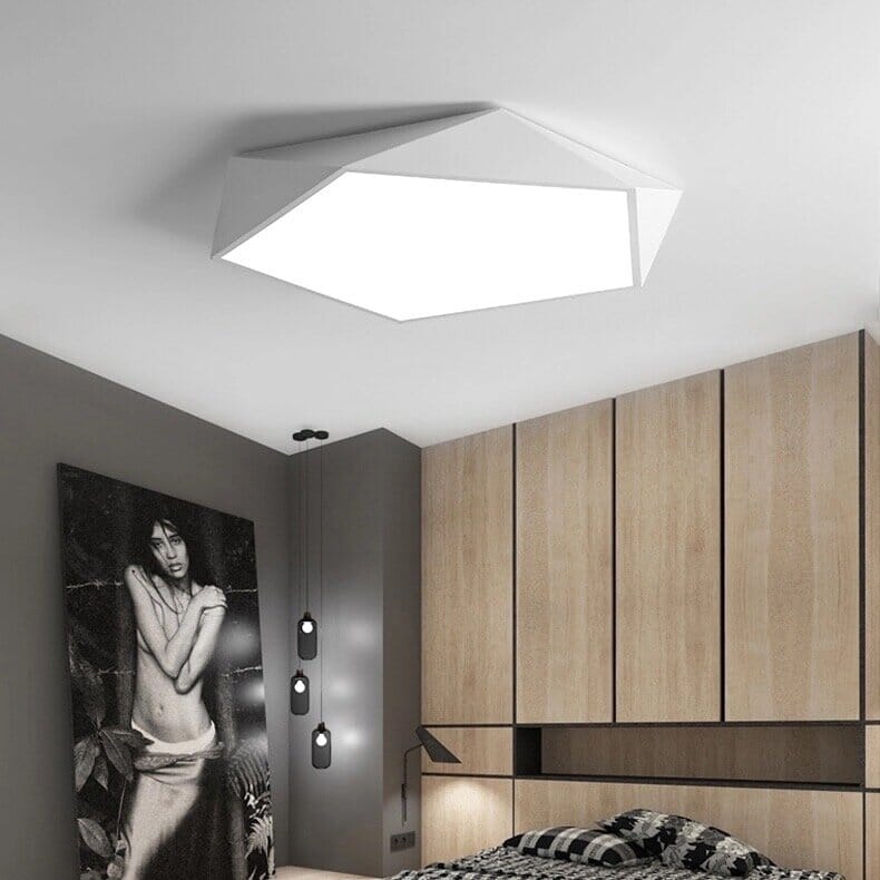Skydor – Loftlampe med geometrisk LED-design