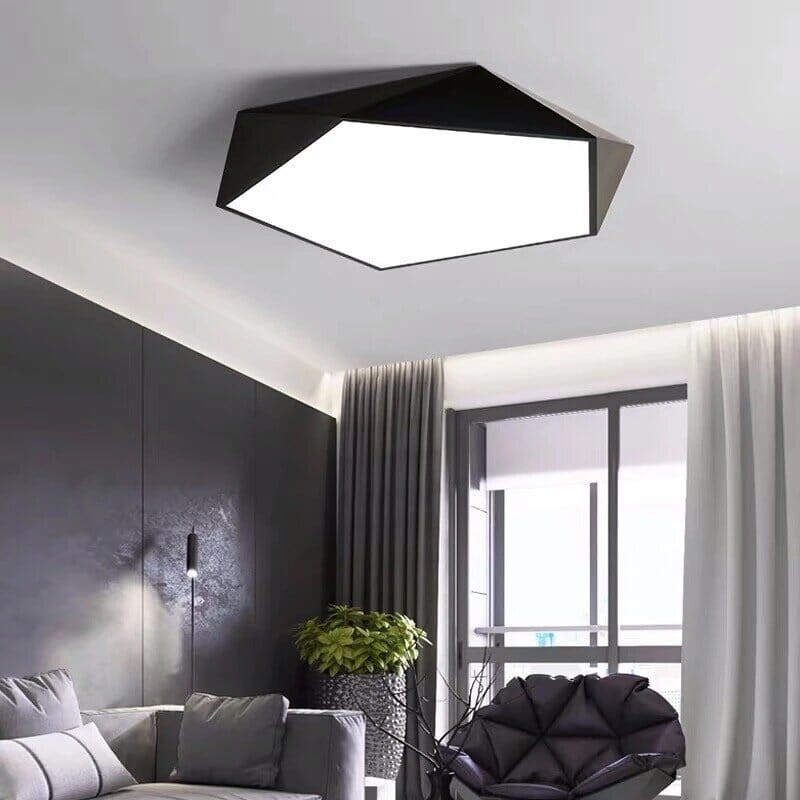 Skydor – Loftlampe med geometrisk LED-design