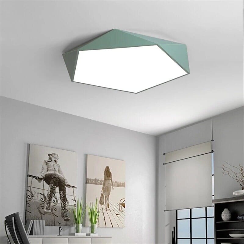 Skydor – Loftlampe med geometrisk LED-design