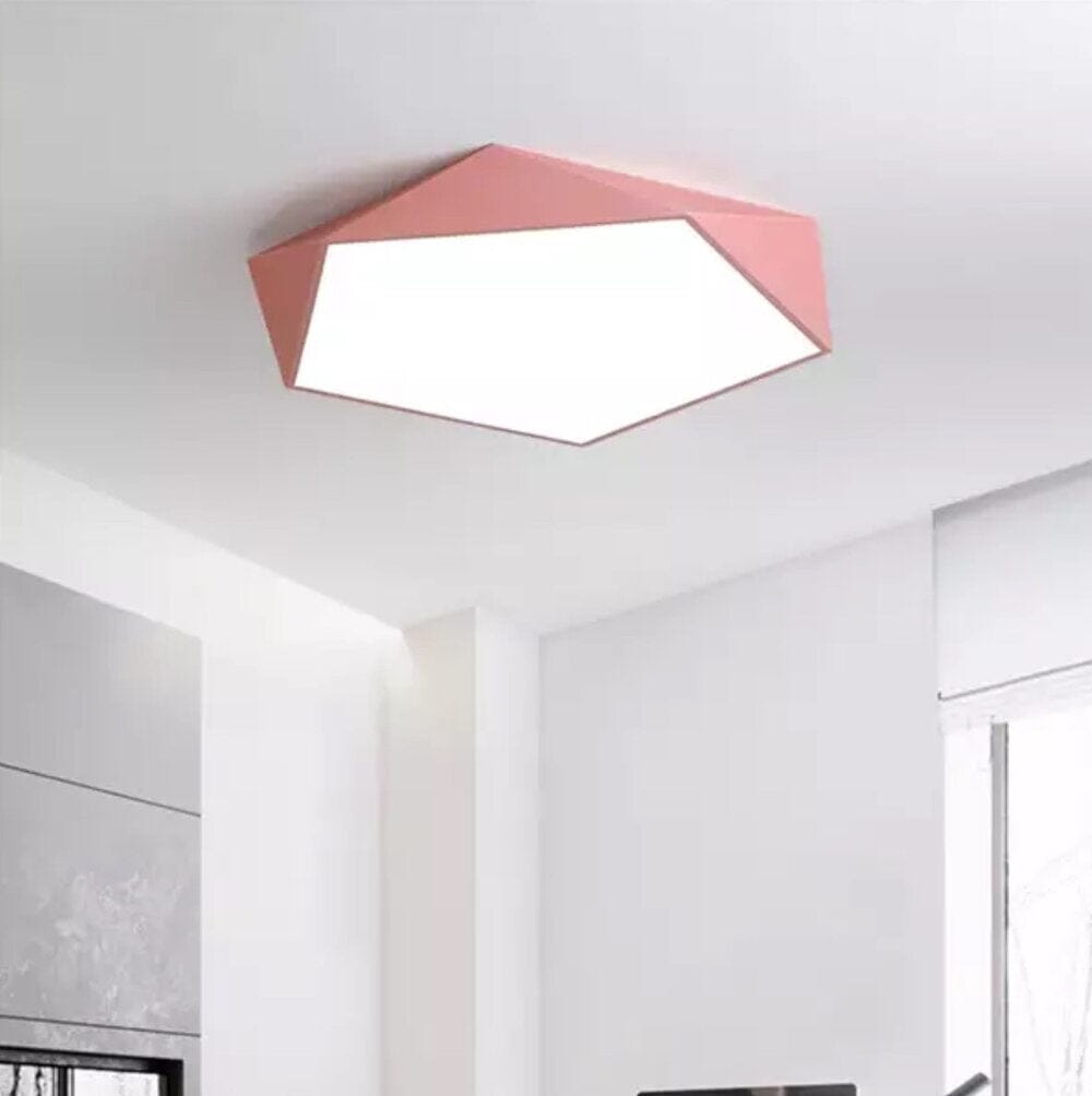 Skydor – Loftlampe med geometrisk LED-design